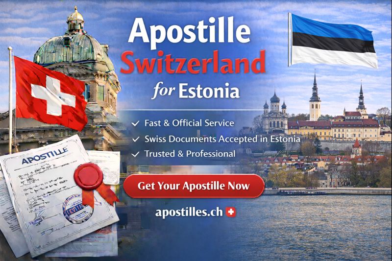 Apostille Switzerland for Estonia