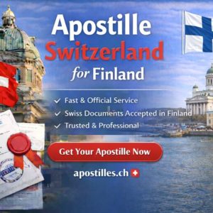 1Finland Apostille Switzerland for Finland