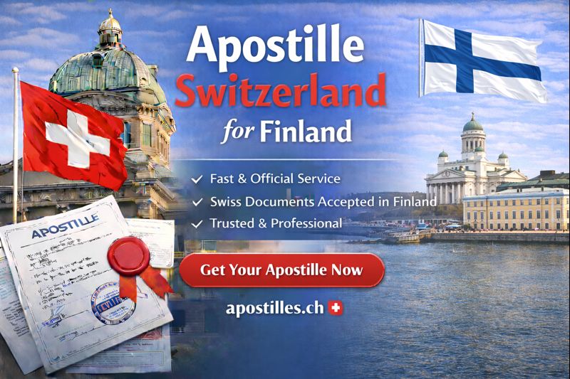 Apostille Switzerland for Finland