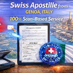 Swiss Apostille from Genoa