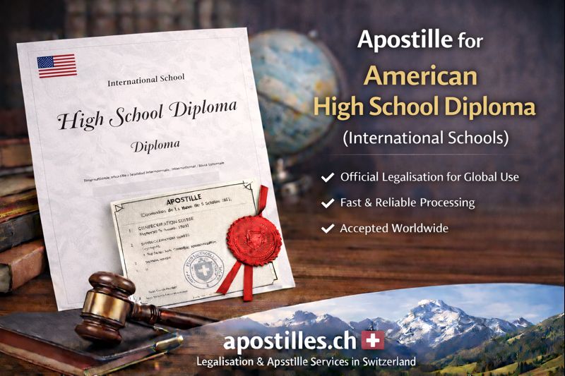 Apostille for American High School Diploma