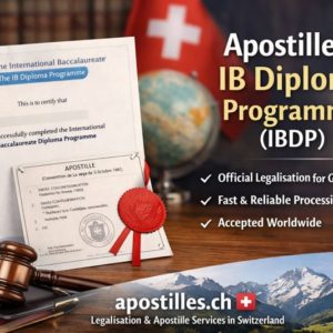 Apostille for IB Diploma Programme