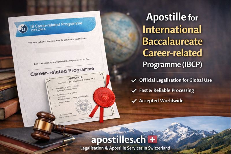 Apostille for IB Career-related Programme