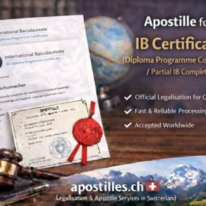 Apostille for IB Certificates