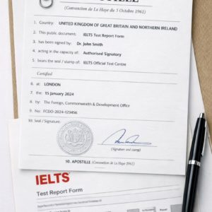 Apostille for IELTS