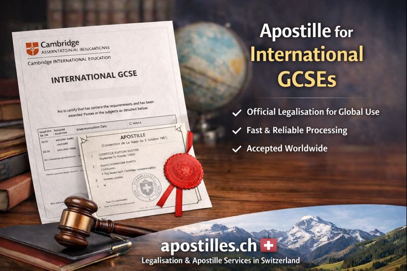 Apostille for International GCSEs