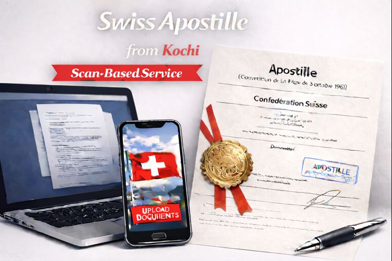 Swiss Apostille from Kochi