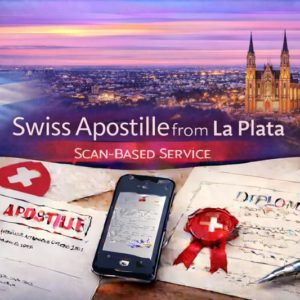 Swiss Apostille from La Plata