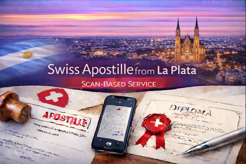 Swiss Apostille from La Plata