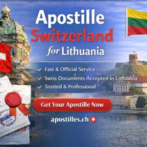1Lithuania Apostille Switzerland for Lithuania