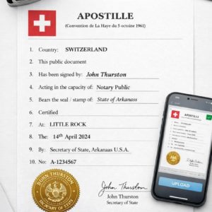 Swiss Apostille from Little Rock