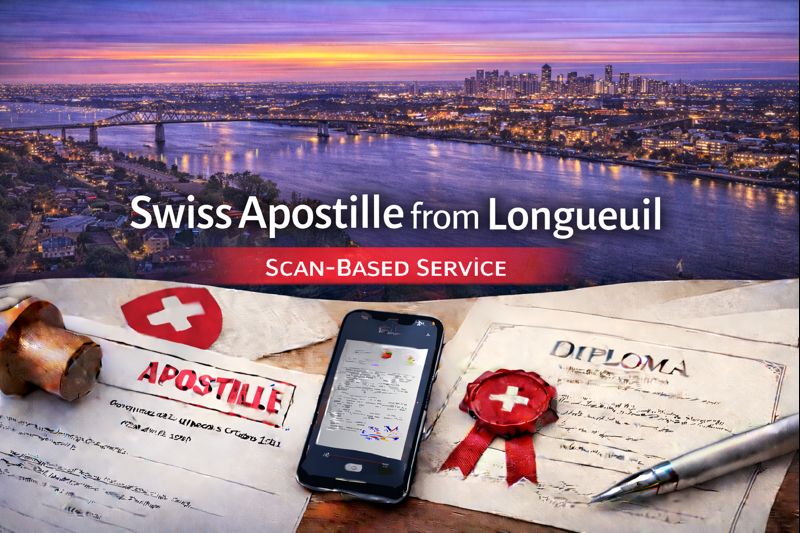 Swiss Apostille from Longueuil