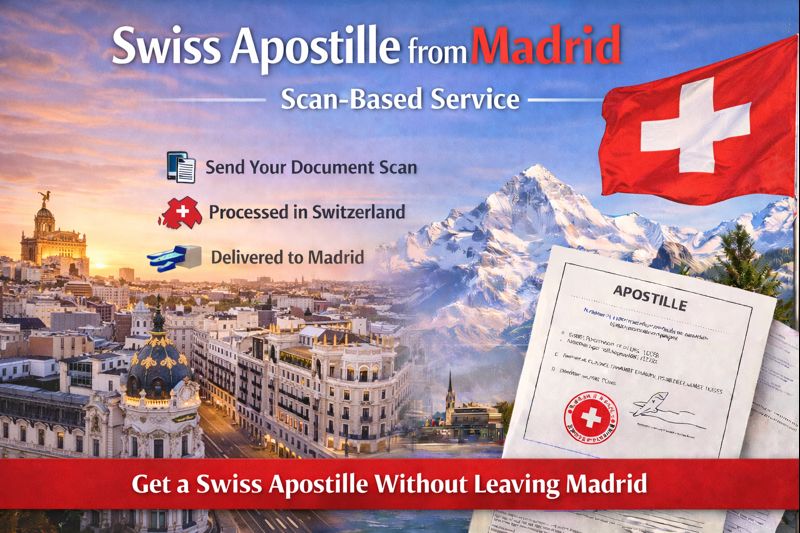 Swiss Apostille from Madrid