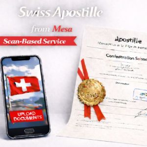 Swiss Apostille from Mesa