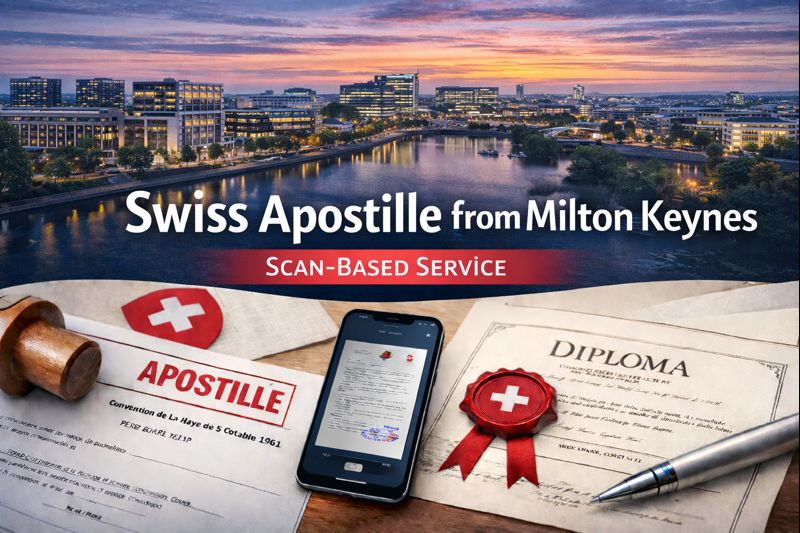 Swiss Apostille from Milton Keynes