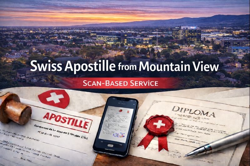 Swiss Apostille from Mountain View