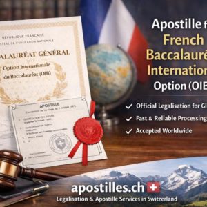 Apostille for French Baccalauréat OIB