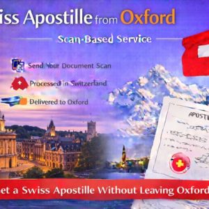 Swiss Apostille from Oxford