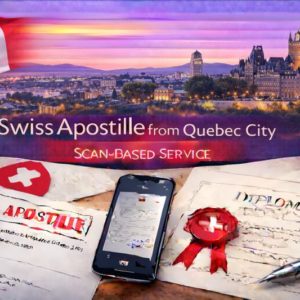 Swiss Apostille from Quebec City