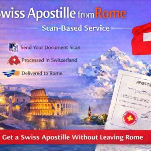 Swiss Apostille from Rome