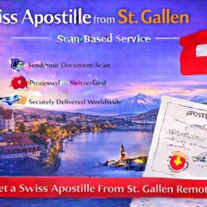 Swiss Apostille from St. Gallen