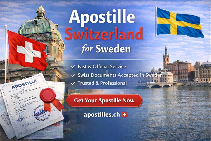Apostille Switzerland for Sweden