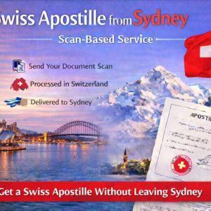 Swiss Apostille from Sydney