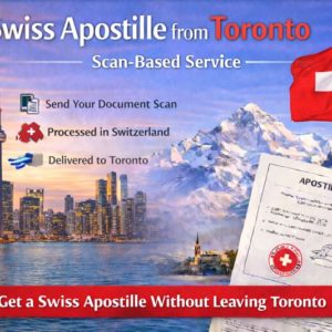 Swiss Apostille from Toronto