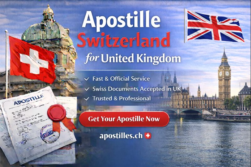 Apostille Switzerland for United Kingdom