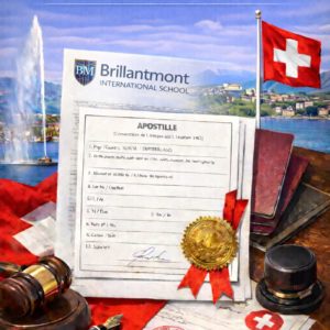Apostille for Brillantmont International School documents
