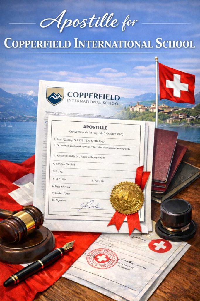 Apostille for Copperfield International School documents
