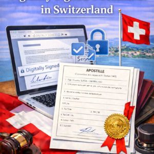 Apostille for digitally signed documents Switzerland