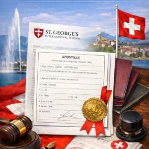 George Apostille for St. George’s International School documents