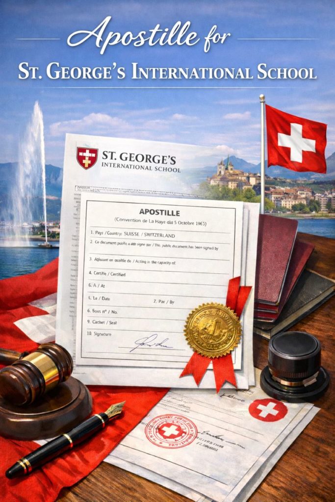 Apostille for St. George’s International School documents
