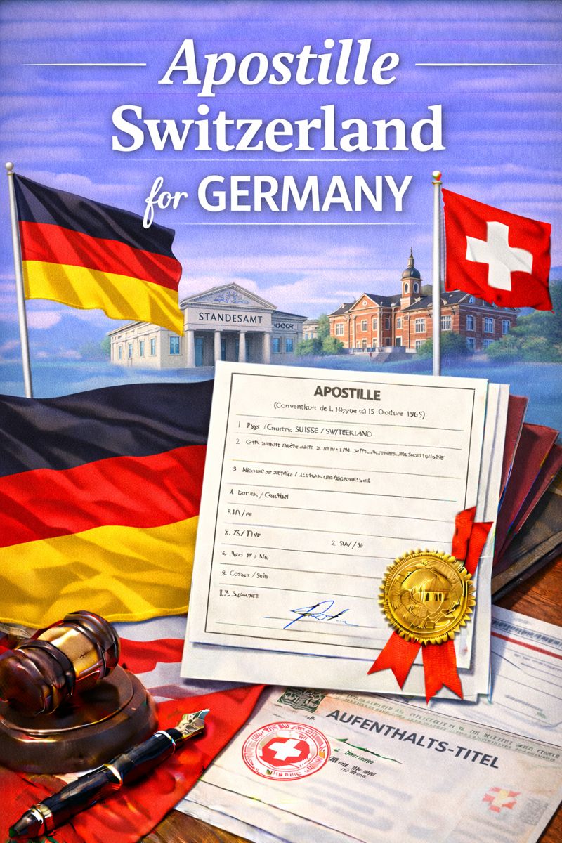 Apostille Switzerland for Germany