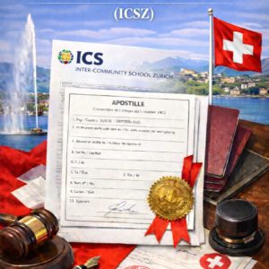 Apostille for Inter-Community School Zurich ICSZ documents
