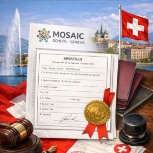 Apostille for Mosaic School Geneva documents