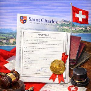 Saint Apostille for Saint Charles International School documents