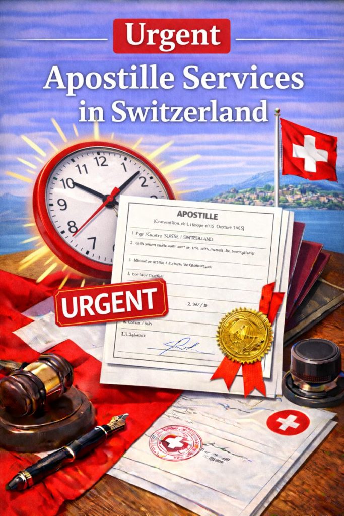 Urgent apostille services Switzerland