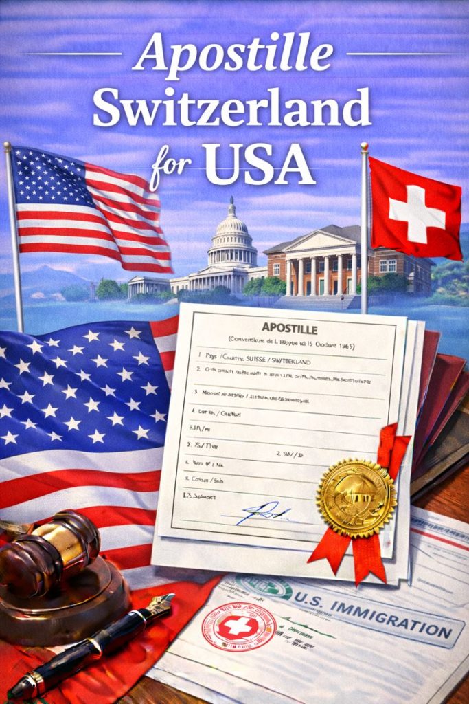 Apostille Switzerland for USA